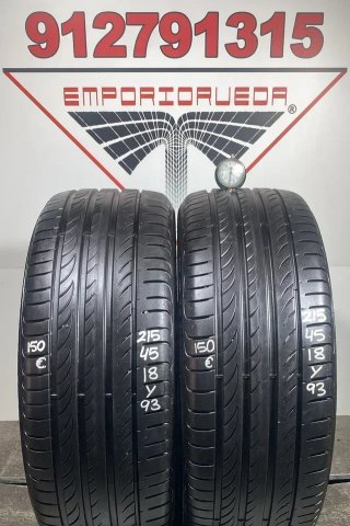 215 45 18 Y PIRELLI RUEDA AL 90% VIDA UTIL