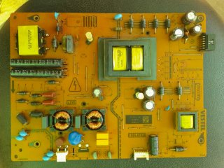Placa Fuente TV Hitachi 55 modelo 17IPS72 VESTEL