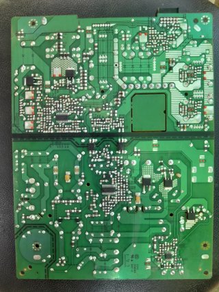 Placa Fuente TV Hitachi 55 modelo 17IPS72 VESTEL