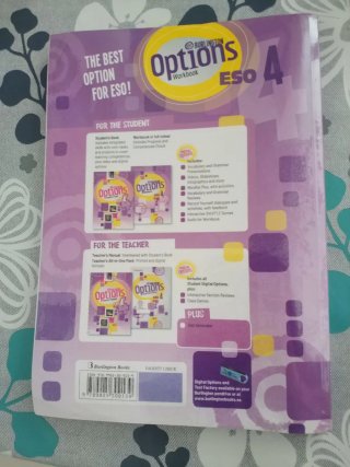 Libro de inglés 4°ESO Options