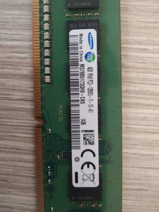 2x Samsung RAM DDR3 4GB PC3-12800U