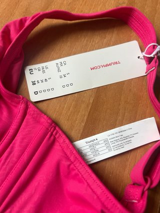 Triumph Costume Rosa Tg 44D /Slip Rosa Tg 44