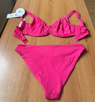 Triumph Costume Rosa Tg 44D /Slip Rosa Tg 44