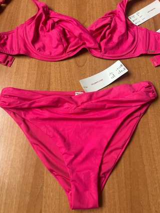 Triumph Costume Rosa Tg 44D /Slip Rosa Tg 44