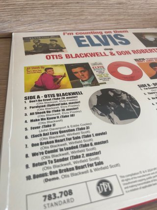 Elvis Presley - I’m Counting on Them (Lp Color)