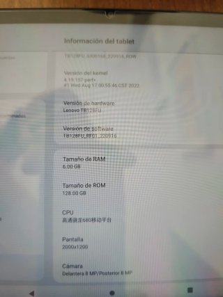 Tablet Lenovo tab m10 plus