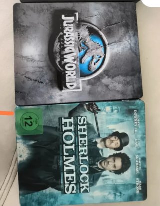 2bluray steelbook Sherlock Jurassic World