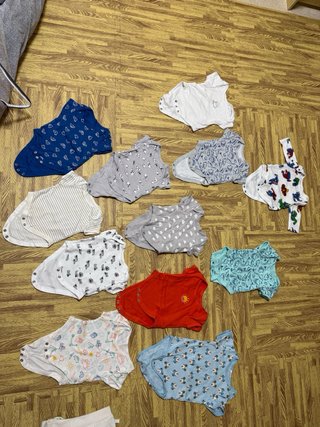 Bodys Bebé Marvel Talla 0-3 Meses (12 Unidades)
