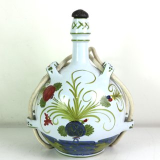 BOTTE BOTTIGLIA VASO CERAMICA FAENZA USATO