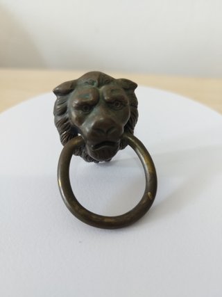 Miniatura Cabeza de León Picaporte o llamador de p
