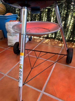 Barbacoa Weber Negra y Plateada