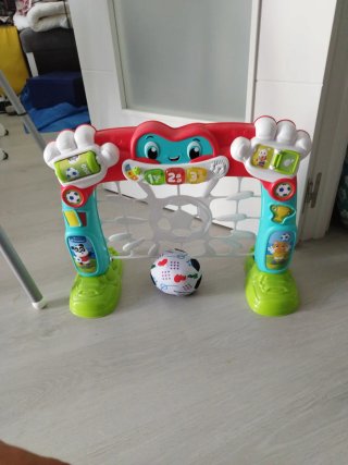 Portería cuentagoles + pelota espuma