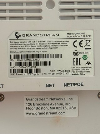Grandstream GWN7615 3 Puntos de Acceso