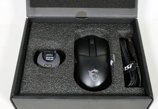 Ratón MSI Clutch GM41 con base de carga