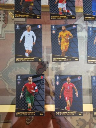 Set Completo Black Edge Euro 2024 Topps