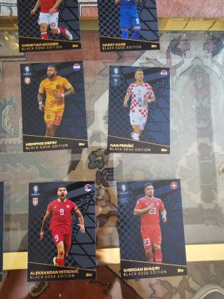 Set Completo Black Edge Euro 2024 Topps