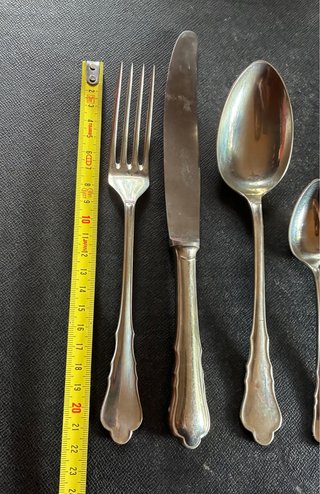 Estuche con 24 cubiertos Vintage, alpaca BERNDORF