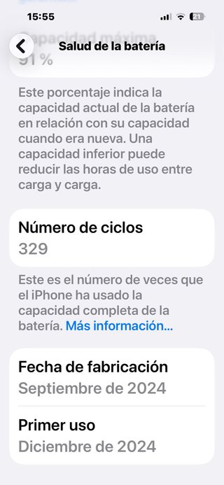 iPhone 15 Negro 128GB