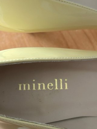Zapatos Minelli Peep-toe Charol Beige T37