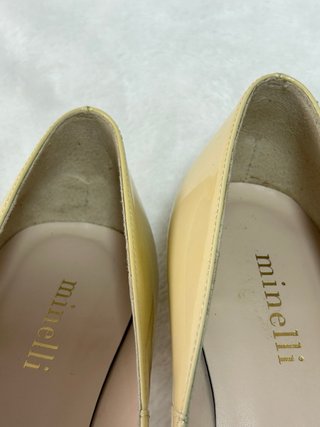 Zapatos Minelli Peep-toe Charol Beige T37