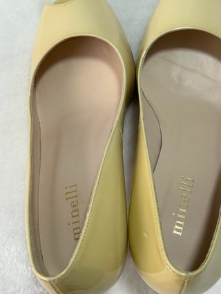 Zapatos Minelli Peep-toe Charol Beige T37