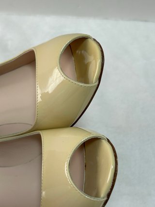 Zapatos Minelli Peep-toe Charol Beige T37