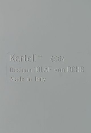 Cajonera mod.4964, Olaf von Bohr, Kartell 70's It