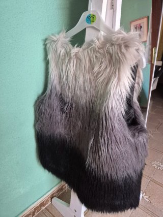 Chaleco pelo H&M degradado gris