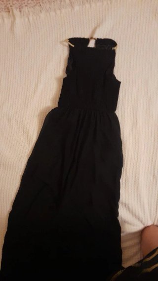Vestido negro largo