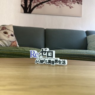 Letrero Re:Zero Impresión 3D
