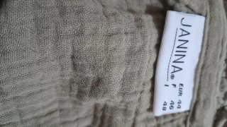 Blusa in cotone  verde militare