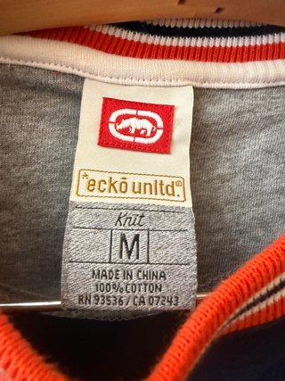 Camiseta Ecko Unltd Bicolor Talla M | Vintage Stre