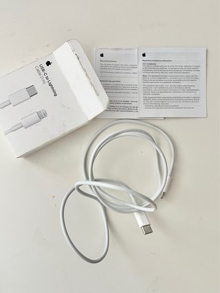 Cable de USB-C a conector Lightning