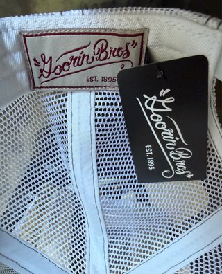Cappellino bianco  goorin bros nuovo