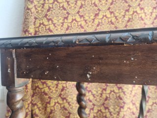 Mesa Auxiliar Antigua Castellana Madera y Metal