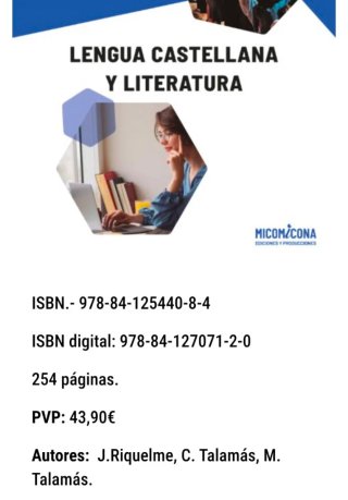 Libro Lengua 2° Bachillerato Editorial Micomicona