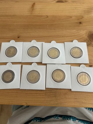 8 Monedas 2 Euros Irlanda