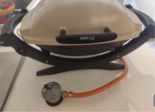 Barbacoa Weber Q200 Gas + Carro