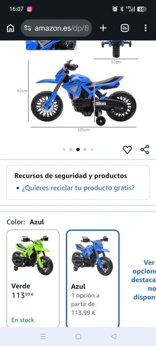 Moto eléctrica NIÑO/A.
