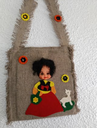 Bolso Heidi Años 70. Original