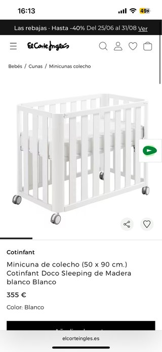 Minicuna colecho Cotinfant Doco