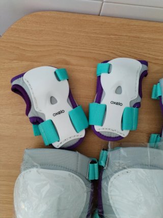 Set protectores patinaje oxelo. Sin usar