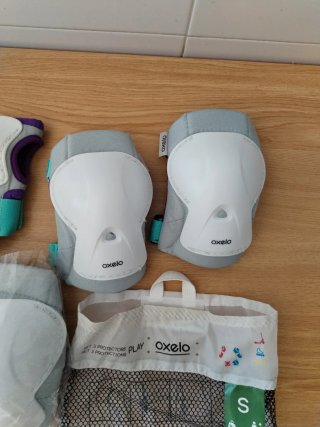Set protectores patinaje oxelo. Sin usar
