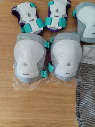 Set protectores patinaje oxelo. Sin usar