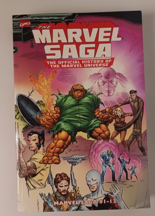 Marvel saga. Tomo tipo Essential en inglés.