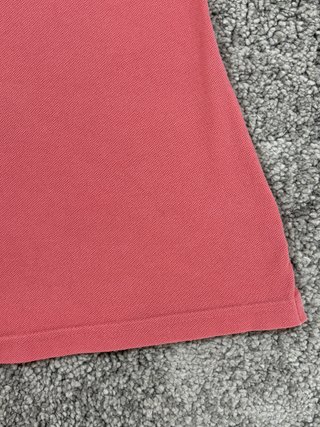 Polo Lacoste mujer rosa vintage talla XL/44