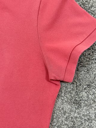 Polo Lacoste mujer rosa vintage talla XL/44