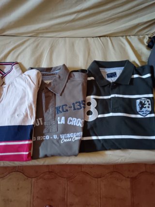 Polos de manga corta para hombre
