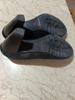 Zapatos de piel de ante negro Martinelli número 36