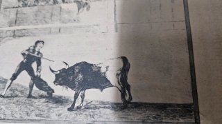 Grabado Goya tauromaquia .